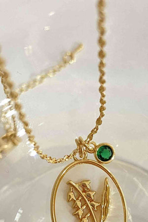 Flower Shell Pendant Copper Necklace - WAZKA